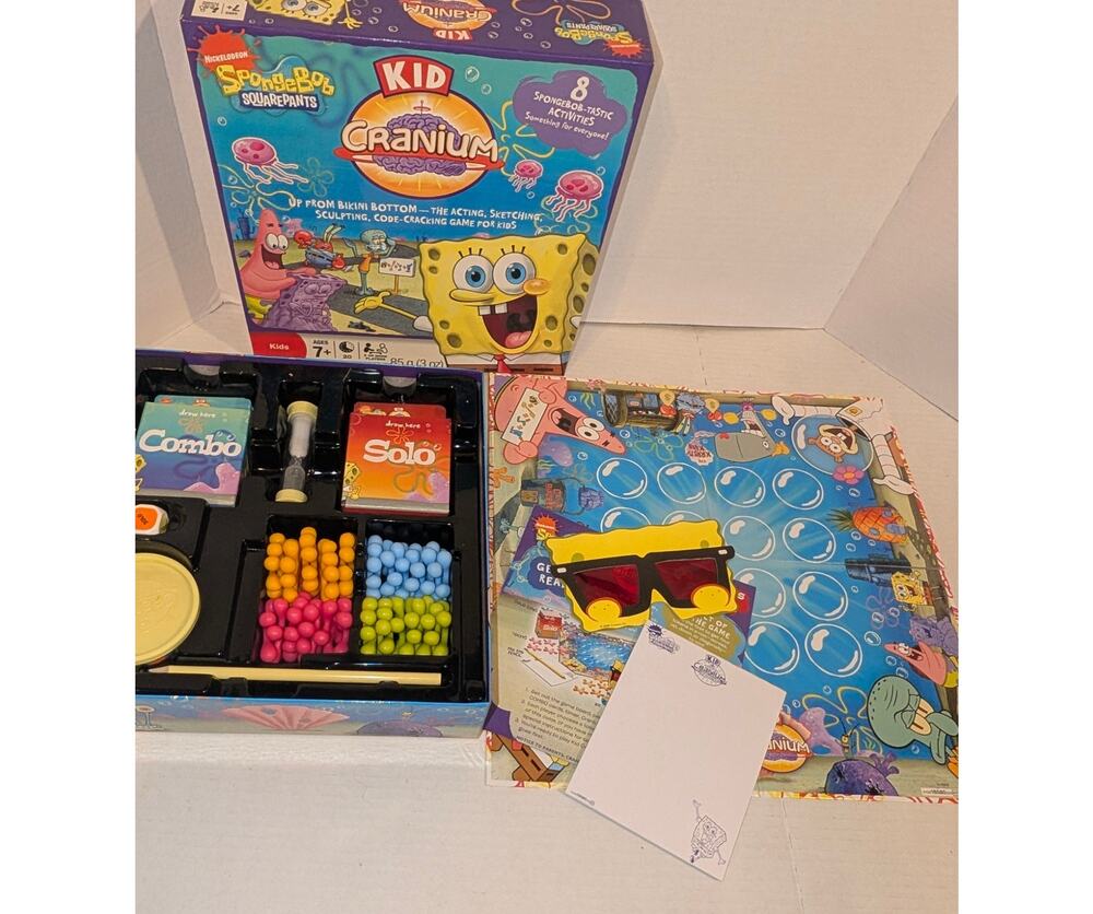 2009 SpongeBob SquarePants Kid Cranium Nickelodeon Hasbro Game